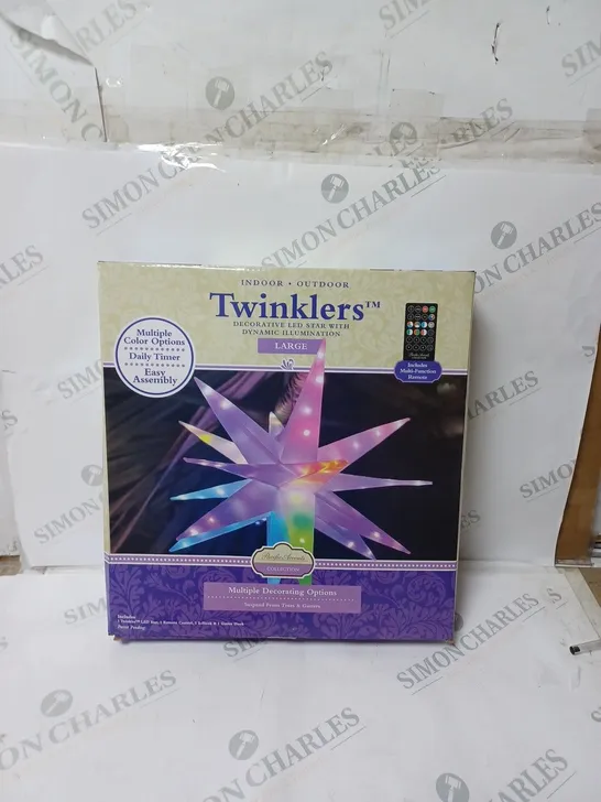 TWINKLERS STAR LIGHT MULTICOULR PLUS REMOTE CONTROL