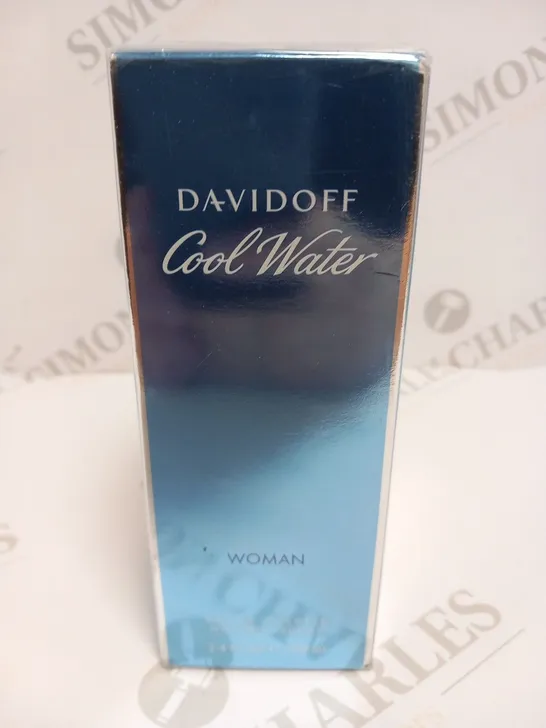 BOXED AND SEALED DAVIDOFF COOL WATER WOMAN EAU DE TOILETTE 100ML