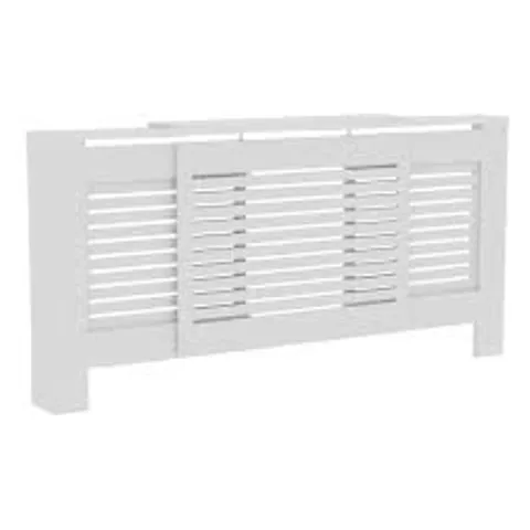 BOXED MILTON ADJUSTABLE RADIATOR COVER - WHITE (1 BOX)