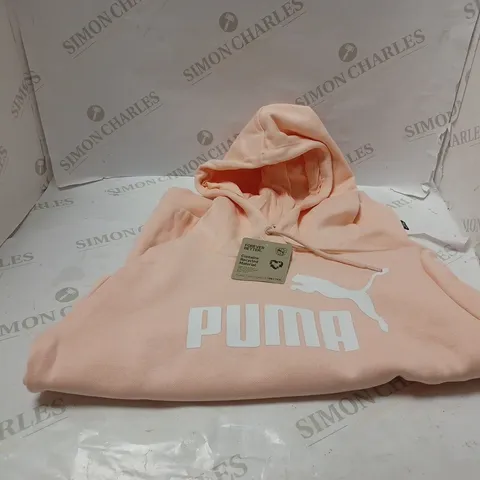 PUMA PINK HOODED TOP (HOODIE) SIZE XS