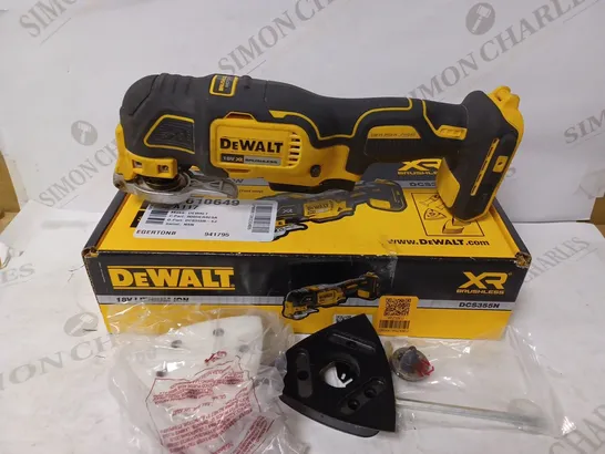 DEWALT DCS355N-XJ 18V LI-ION CORDLESS BRUSHLESS OSCILLATING MULTI-TOOL