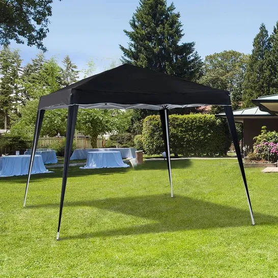 BOXED 3X3M STEEL POP UP GAZEBO