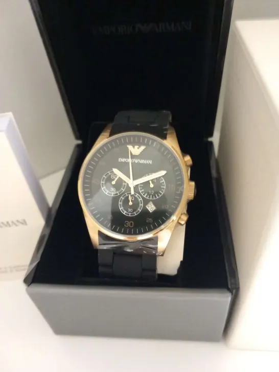 BOXED EMPORIO ARMANI AR5909 WRIST WATCH