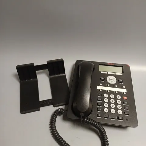 7 X AVAYA 1608-I BLK OFFICE TELEPHONES IN BLACK	