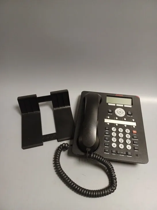 7 X AVAYA 1608-I BLK OFFICE TELEPHONES IN BLACK	