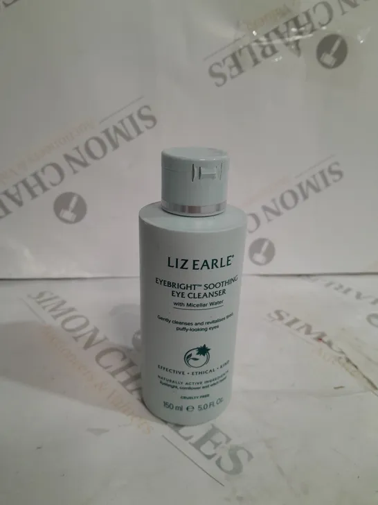 LIZ EARLE EYEBRIGHT SOOTHING EYE CLEANSER LOTION ~ WITCH HAZEL & ALOE VERA 150ML