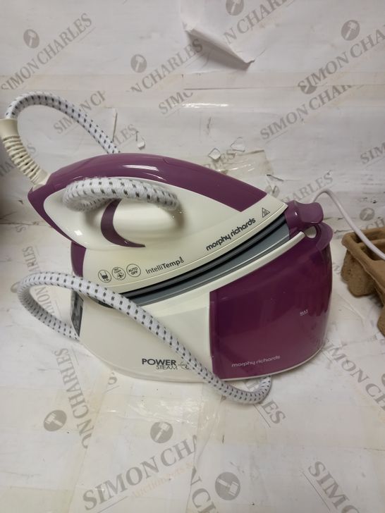 MORPHY RICHARDS 333301 POWER INTELLITEMP STEAM GENERATOR, LILAC AND WHITE