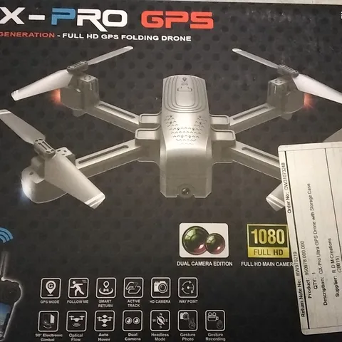 GX-PRO ULTRA DRONE + CASE HD CAMERA