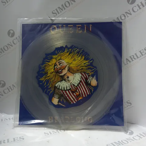 QUEEN, HEADLONG, PICTURE DISC 12" VINYL SINGLE 