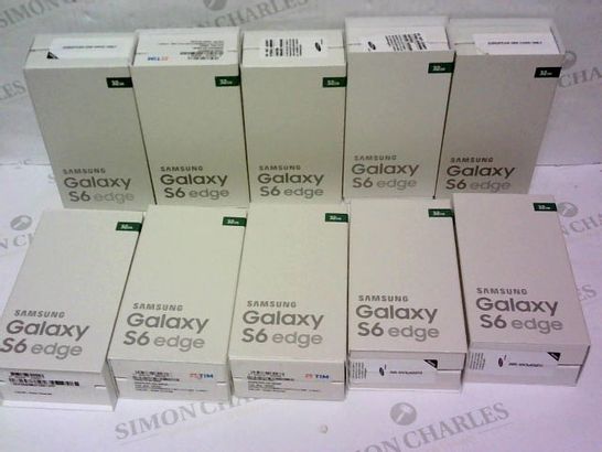 LOT OF APPROXIMATELY 10 SAMSUNG GALAXY S6 PHONE BOXES