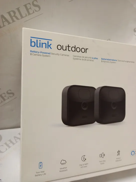 BLINK OUTDOOR BATTERY POWERED SECURITY CAMERAS 