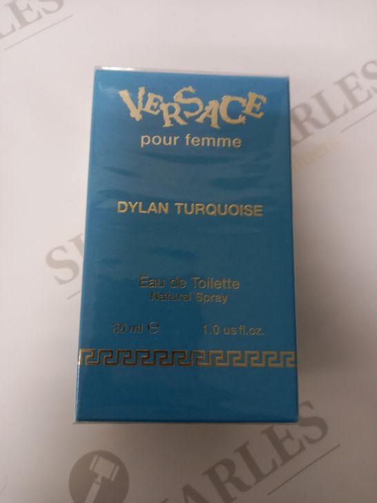 BOXED AND SEALED VERSACE POUR FEMME DYLAN TURQUOISE EAU DE TOILETTE 30ML