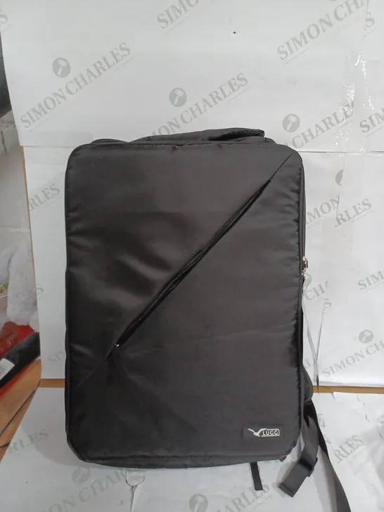 LUGG LARGE CAPACITY BACKPACK IN BLACK - 40CM X 30CM X 20CM