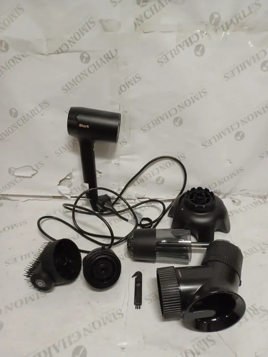 SHARK STYLE IQ IONIC HAIR DRYER & STYLER W/ ACCESSORIES