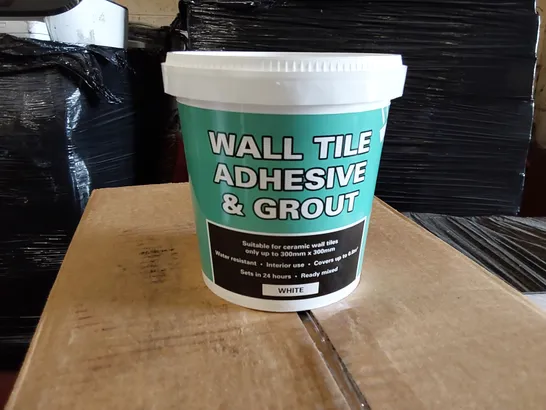 PALLET OF APPROXIMATELY 95 BOXES OF 6X 1KG WALL ADHESIVE & GROUT - WHITE 