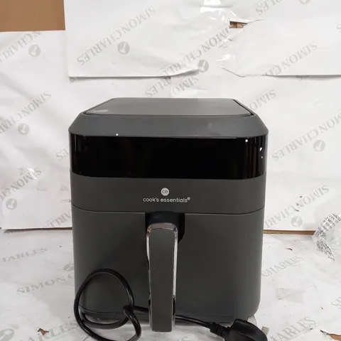 COOK'S ESSENTIALS 5.8L AIR FRYER IN SLATE GREY