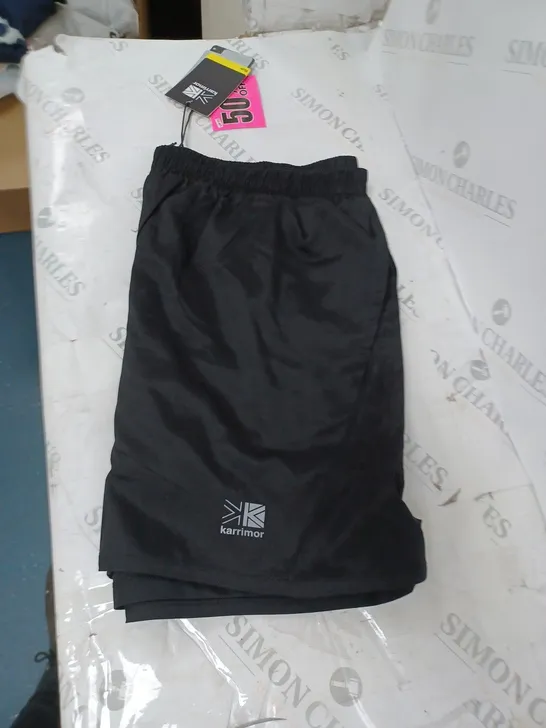 KARRIMOR RUNNING SHORTS BLACK