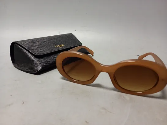 BOXED CELINE PARIS  BROWN TINTED SUNGLASSES 