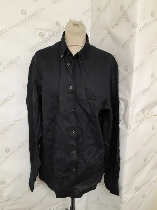 MANGO SHIRT IN BLACK SIZE S