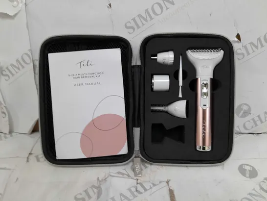 BOXED TILI 5-IN-1 MULTI FUNCTIONAL HAIR REMOVAL KIT PINK