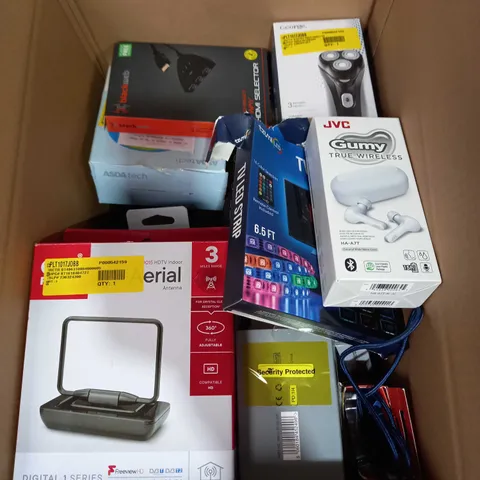 LOT OF APPROX 20 ASSORTED ELECTRICALS INCLUDING AERIALS, HEADPHONES, USB CABLES