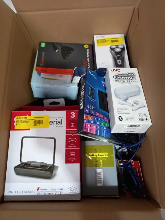 LOT OF APPROX 20 ASSORTED ELECTRICALS INCLUDING AERIALS, HEADPHONES, USB CABLES
