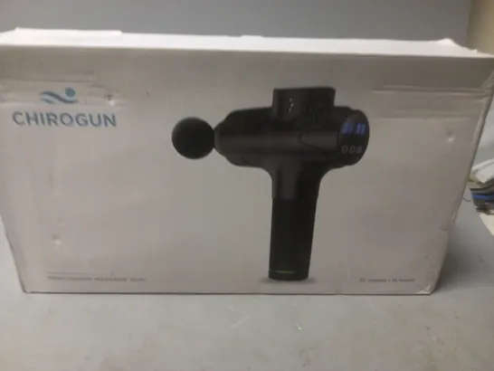 BOXED CHIROGUN PERCUSSION MASSAGE GUN 