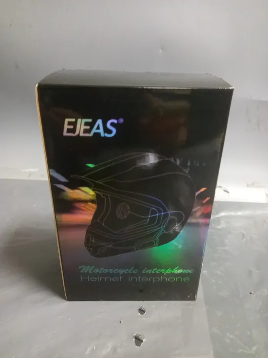 BOXED EJEAS MOTORCYCLE INTERPHONE HELMET HEADPHONE