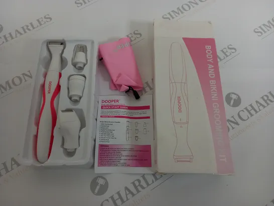 BOXED DOOPER BODY AND BIKINI GROOMING KIT