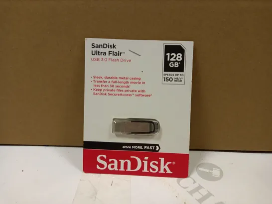 SANDISK ULTRA FLAIR USB 3.0 FLASH DRIVE