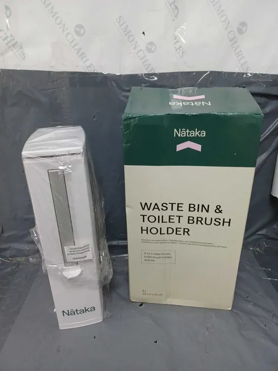 NATAKA WASTE BIN & TOILET BRUSH HOLDER 