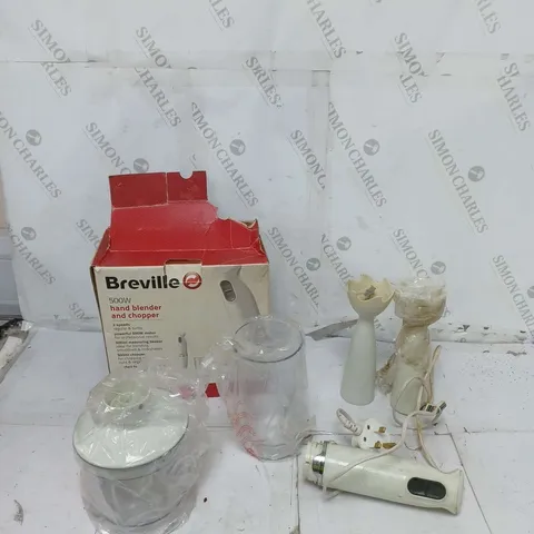 BOXEDD BREVILLE 500W HAND BLENDER AND CHOPPER 