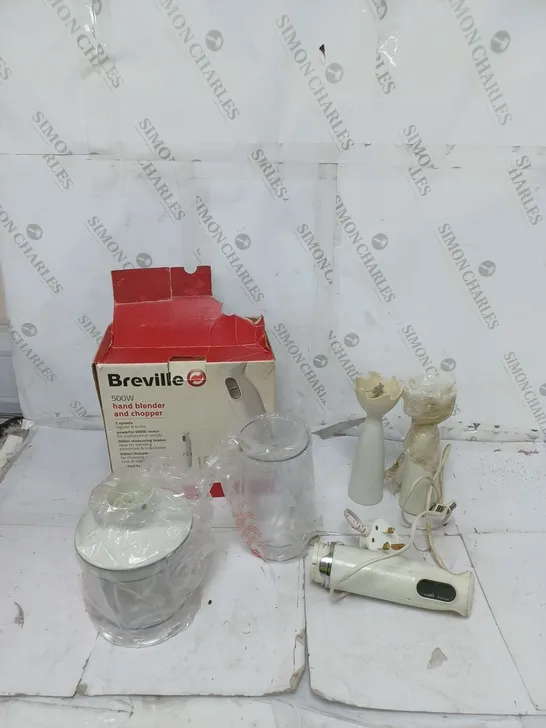 BOXEDD BREVILLE 500W HAND BLENDER AND CHOPPER 