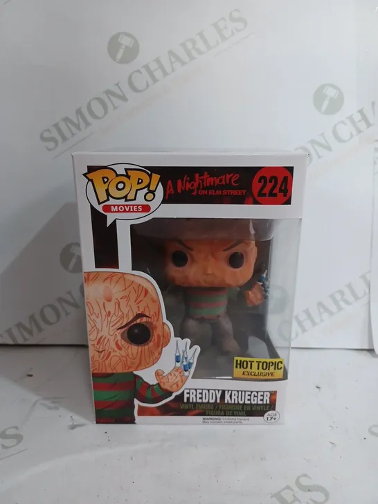 FUNK POP ACTION FIGURE OF FREDDY KRUEGER HATLESS #224