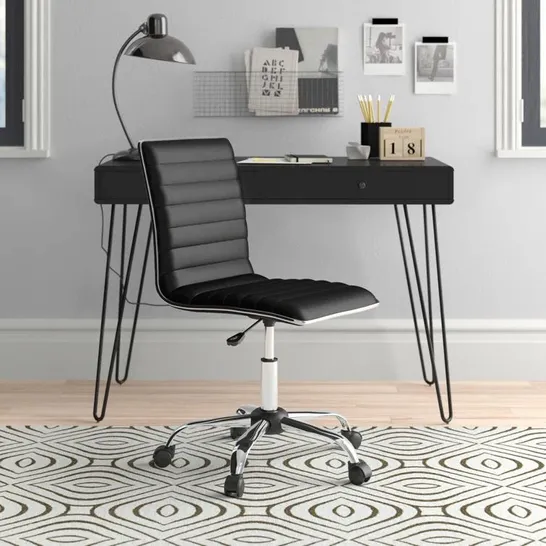 BOXED FARRAND DESK CHAIR WHITE