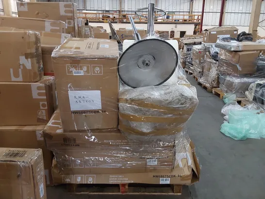 PALLET OF ASSORTED FURNITURE PARTS/CONSUMER PRODUCTS 