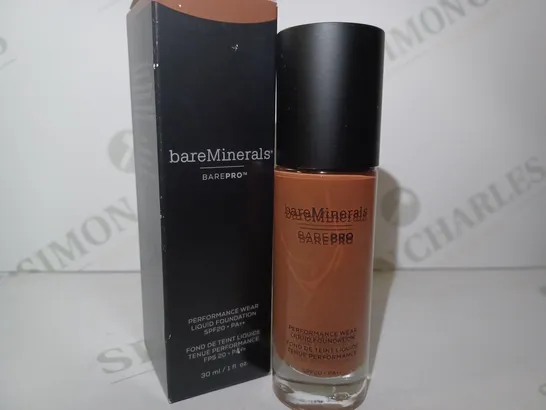 LOT OF 2 X 30ML BARE MINERALS BARE PRO PERFORMANCE WEAR LIQUID FOUNDATION - COCOA