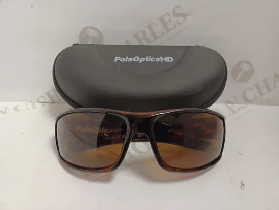 POLAOPTICS HD TORTOISESHELL SUNGLASSES