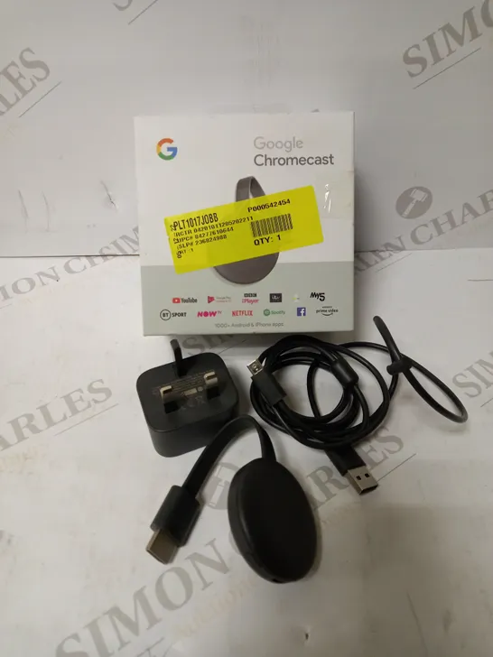 GOOGLE CHROMECAST MEDIASTICK