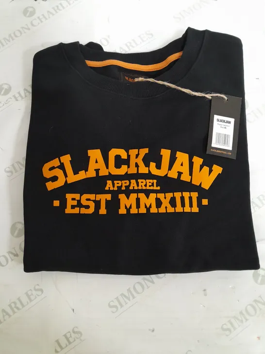 SLACKJAW GROPOUT SWEATSHIRT IN BLACK - XL