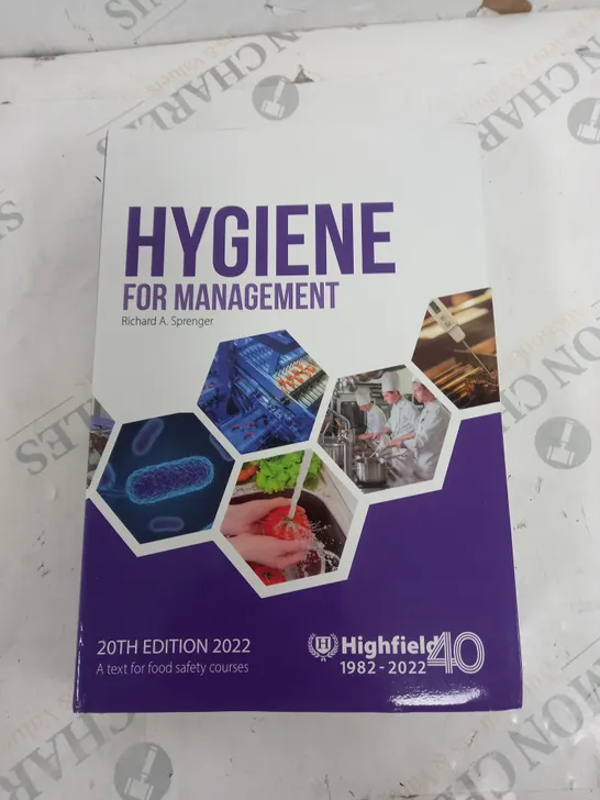 HYGIENE FOR MANAGEMENT 20TH EDITION 2022 RICHARD A SPRENGER