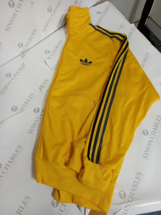 ADIDAS ADICOLOR FIREBALL TRACKSUIT - PURE YELLOW - PANTS XL, JACKET 2XL 