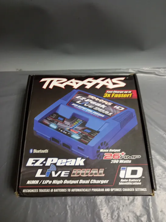 BOXED TRAXXAS EZ-PEAK LIVE DUAL HIGH OUTPUT DUAL CHARGER