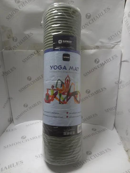 SEALED KAYMAN YOGA MAT IN GREY