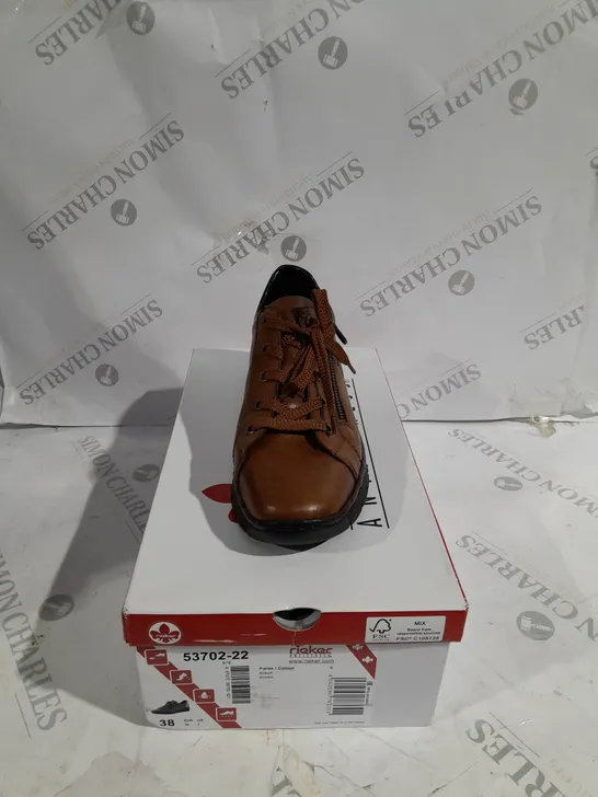 BROWN RIEKER SHOES SIZE 5