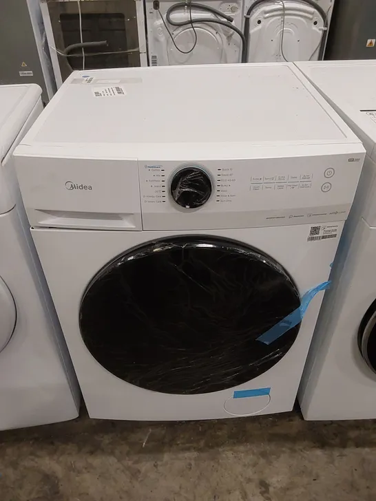 MIDEA FREESTANDING 10KG WASHING MACHINE IN WHITE, MODEL: MF20EW100WB