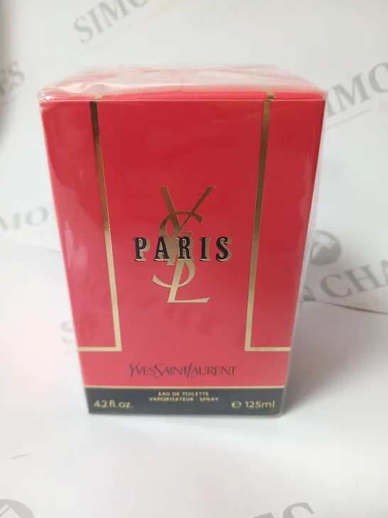 BOXED AND SEALED YVES SAINT LAURENT PARIS EAU DE TOILETTE 125ML 