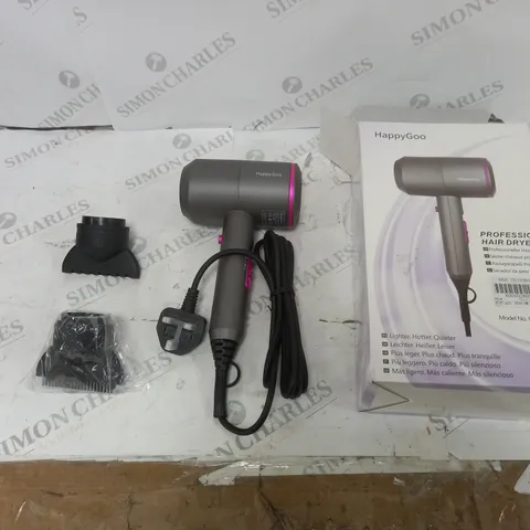 HAPPYGOO PROFESSIONAL HAIR DRYER BOXED