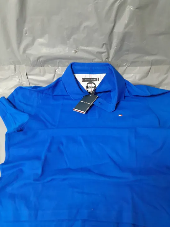 TOMMY HILFIGER 1985 SLIM FIT POLO SHIRT - BLUE - XL RRP £75