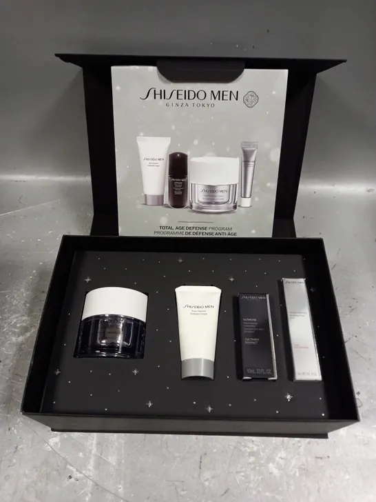 BOXED SHISHEIDO MEN GINZA TOKYO TOTAL AGE DEFENCE PROGRAM